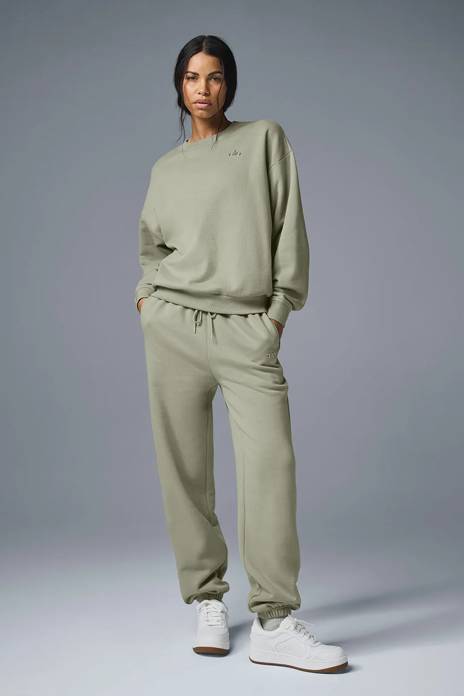 Accolade Crew Neck Pullover - Limestone sold by Alo Yoga product image thumbnail 2