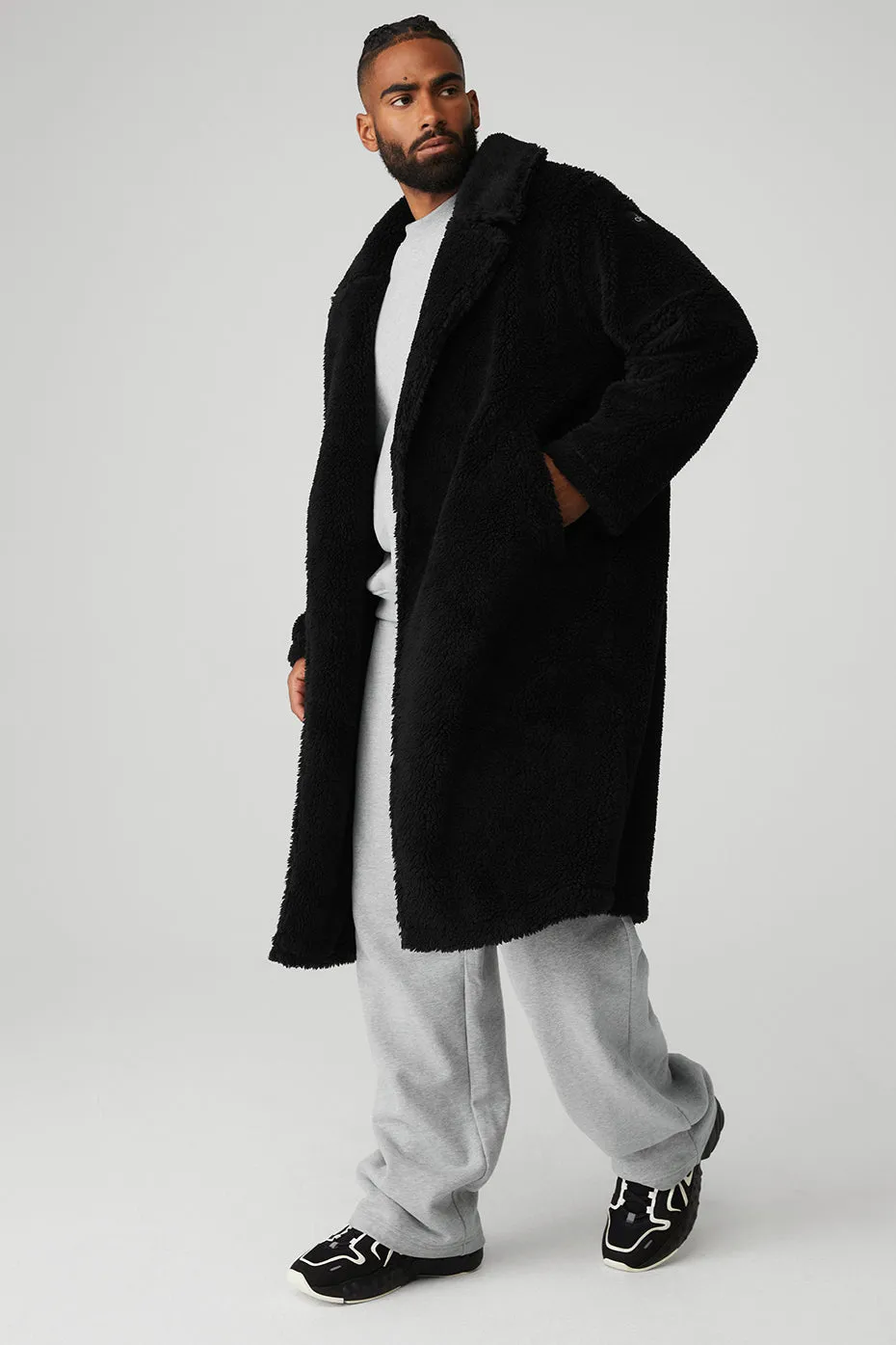 Oversized Sherpa Trench - Black sold by Alo Yoga product image thumbnail 3