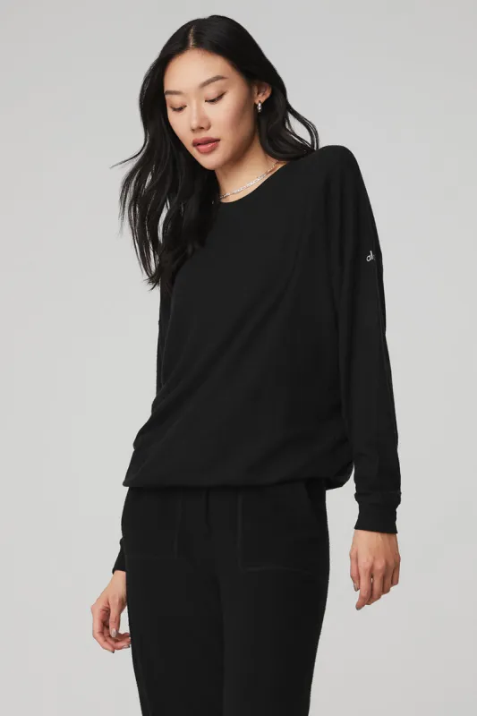 Soho Pullover - Black sold by Alo Yoga