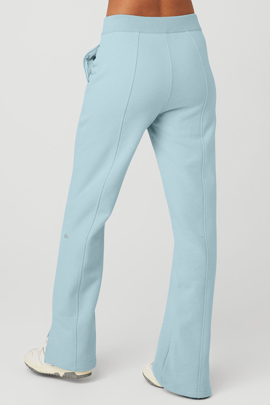 High-Waist Free Time Straight Leg Sweatpant - Chalk Blue sold by Alo Yoga product image thumbnail 2