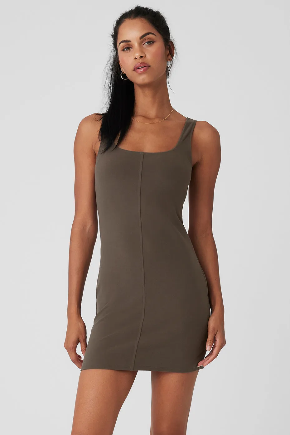 Alosoft Head Start Dress - Olive Tree sold by Alo Yoga