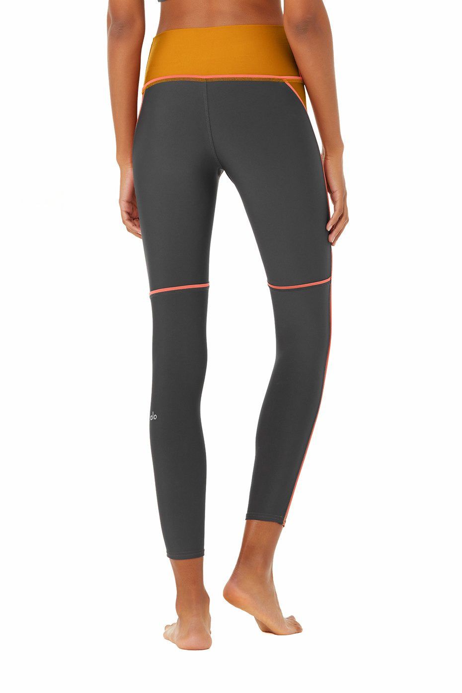 7/8 High-Waist Element Legging - Bronze/Anthracite sold by Alo Yoga product image thumbnail 3