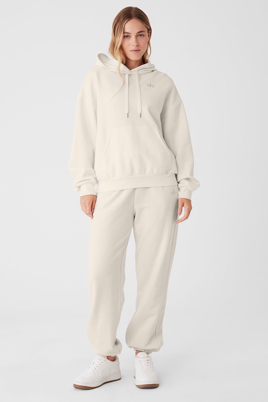Accolade Hoodie & Accolade Sweatpant Set - Bone sold by Alo Yoga