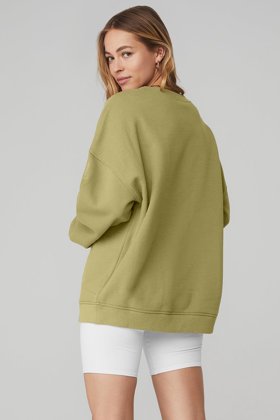 Renown Heavy Weight Crew Neck Pullover - Wasabi sold by Alo Yoga product image thumbnail 2