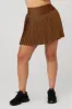 Grand Slam Tennis Skirt - Cinnamon Brown sold by Alo Yoga