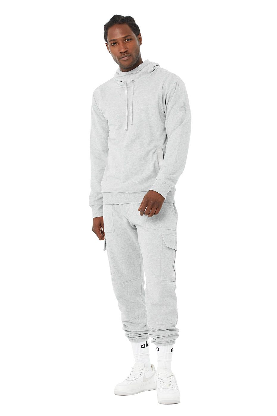 Highline Hoodie - Athletic Heather Grey sold by Alo Yoga product image thumbnail 6