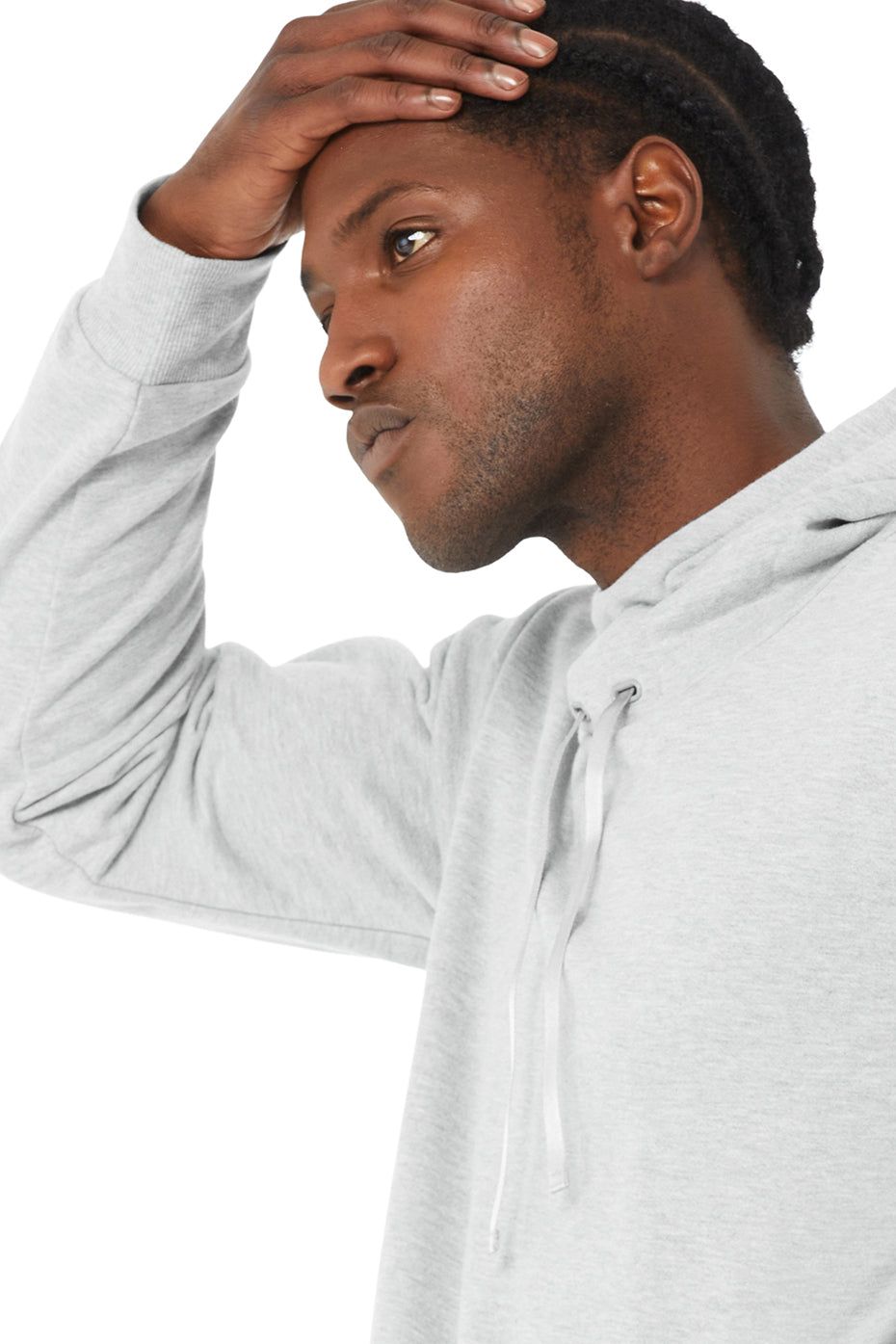 Highline Hoodie - Athletic Heather Grey sold by Alo Yoga product image thumbnail 4