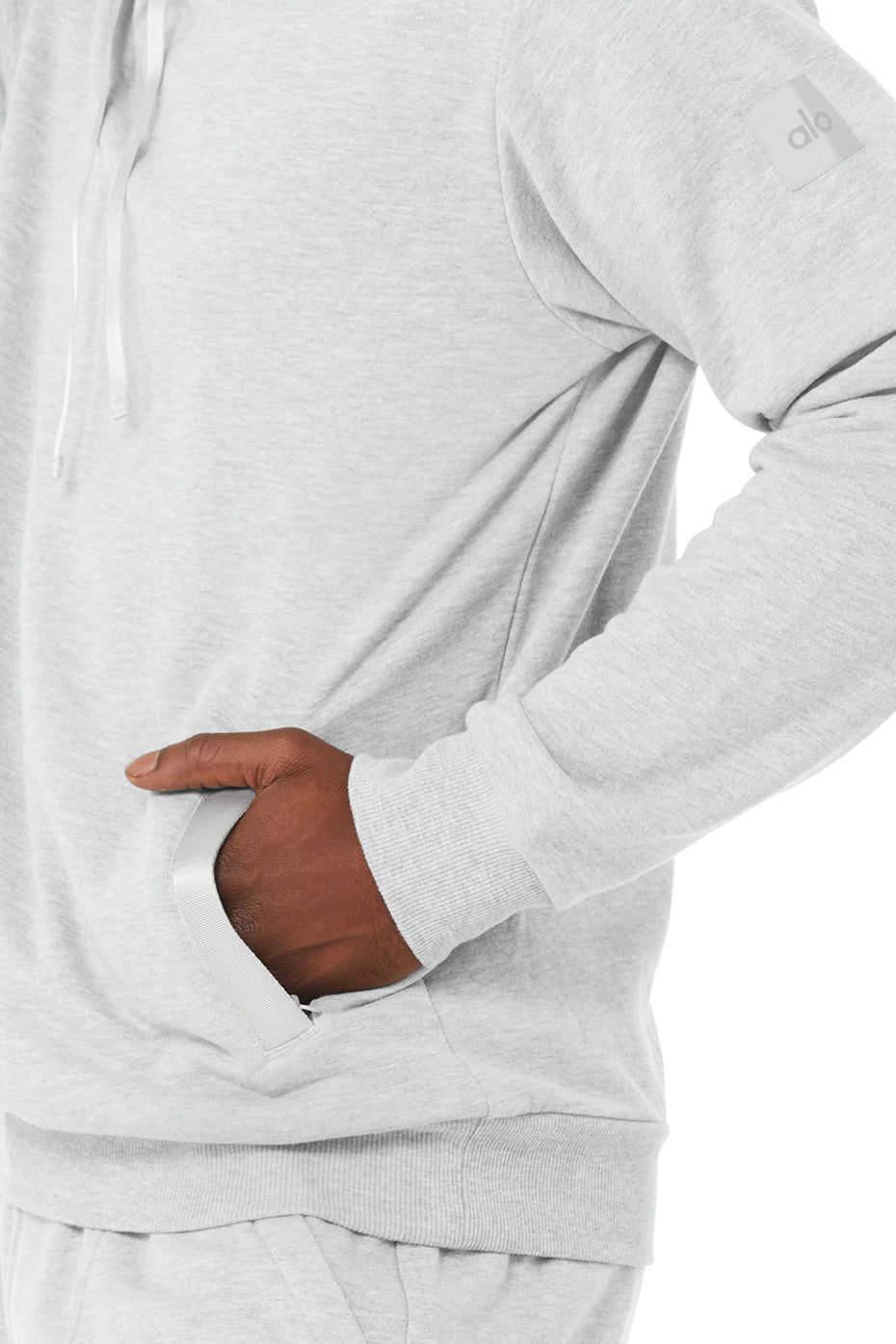 Highline Hoodie - Athletic Heather Grey sold by Alo Yoga product image thumbnail 5