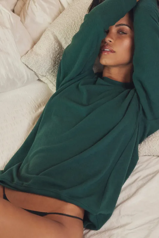 Soho Pullover - Midnight Green sold by Alo Yoga