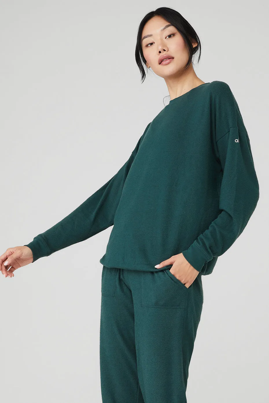 Soho Pullover - Midnight Green sold by Alo Yoga product image thumbnail 4