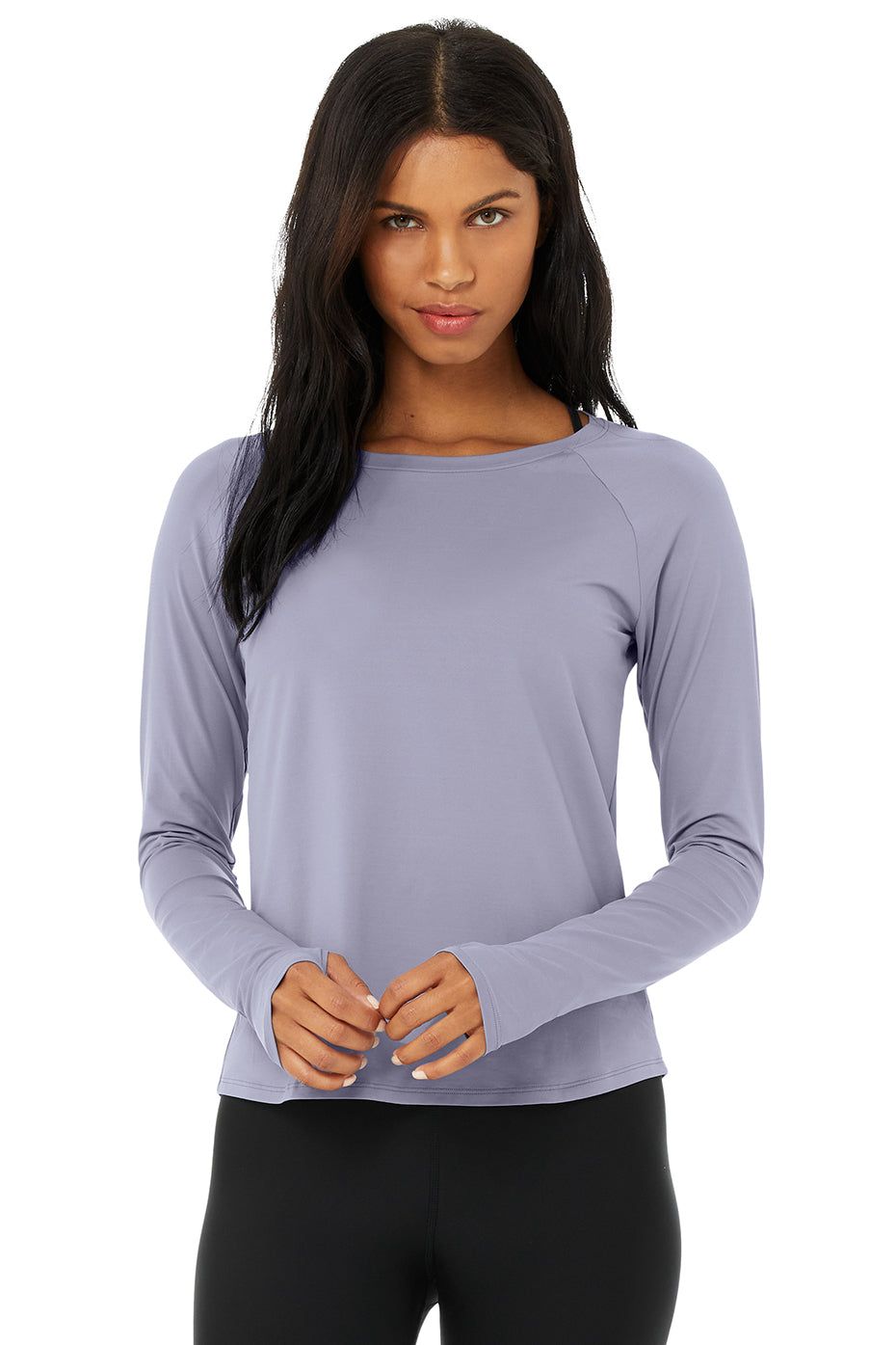 Pulse Long Sleeve - Blue Moon sold by Alo Yoga