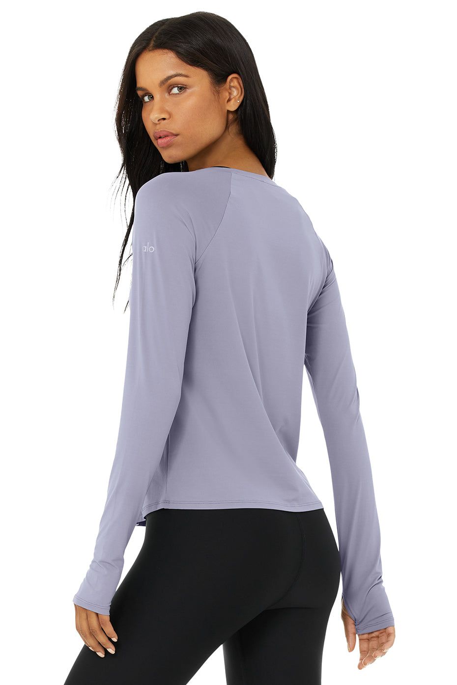 Pulse Long Sleeve - Blue Moon sold by Alo Yoga product image thumbnail 3