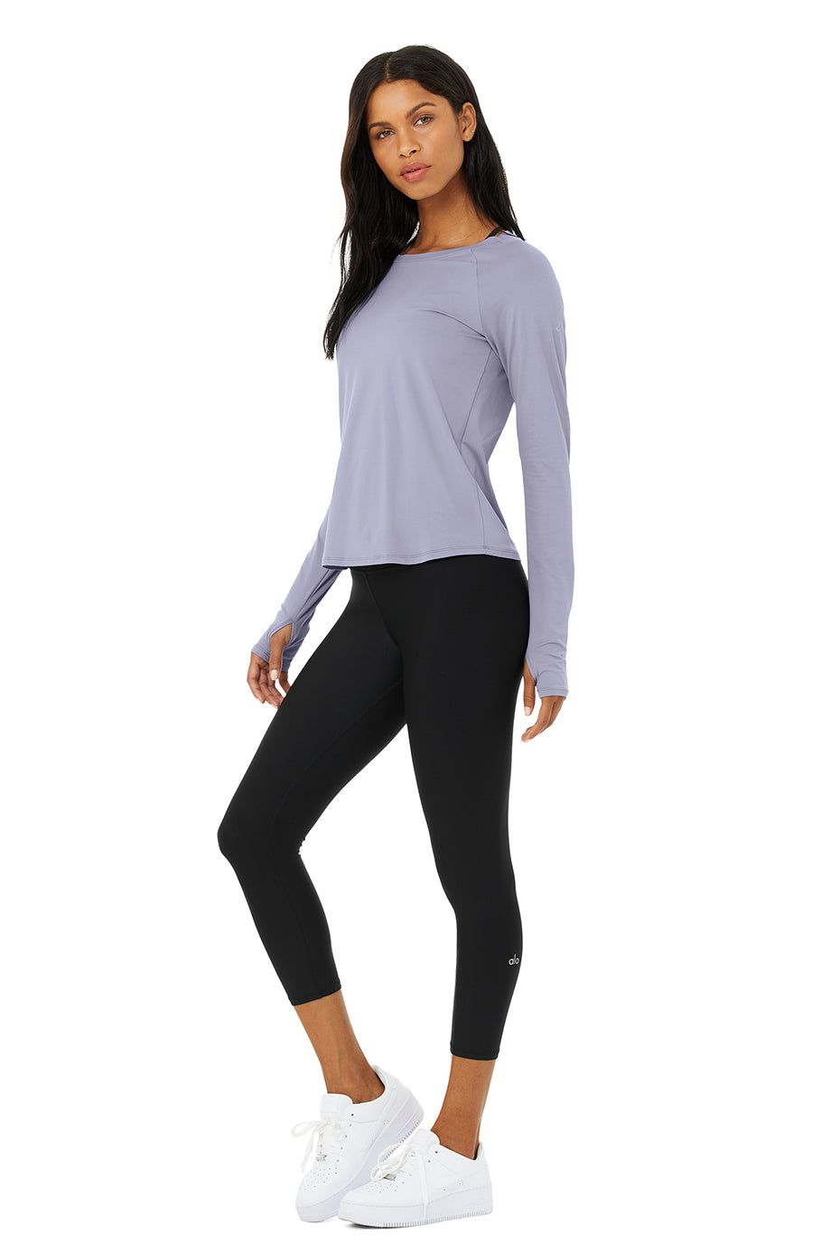 Pulse Long Sleeve - Blue Moon sold by Alo Yoga product image thumbnail 4