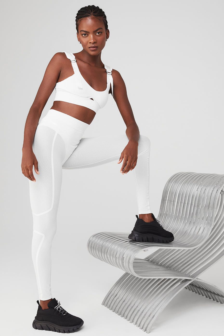 Day Break Garter Legging - Winter White sold by Alo Yoga product image thumbnail 6