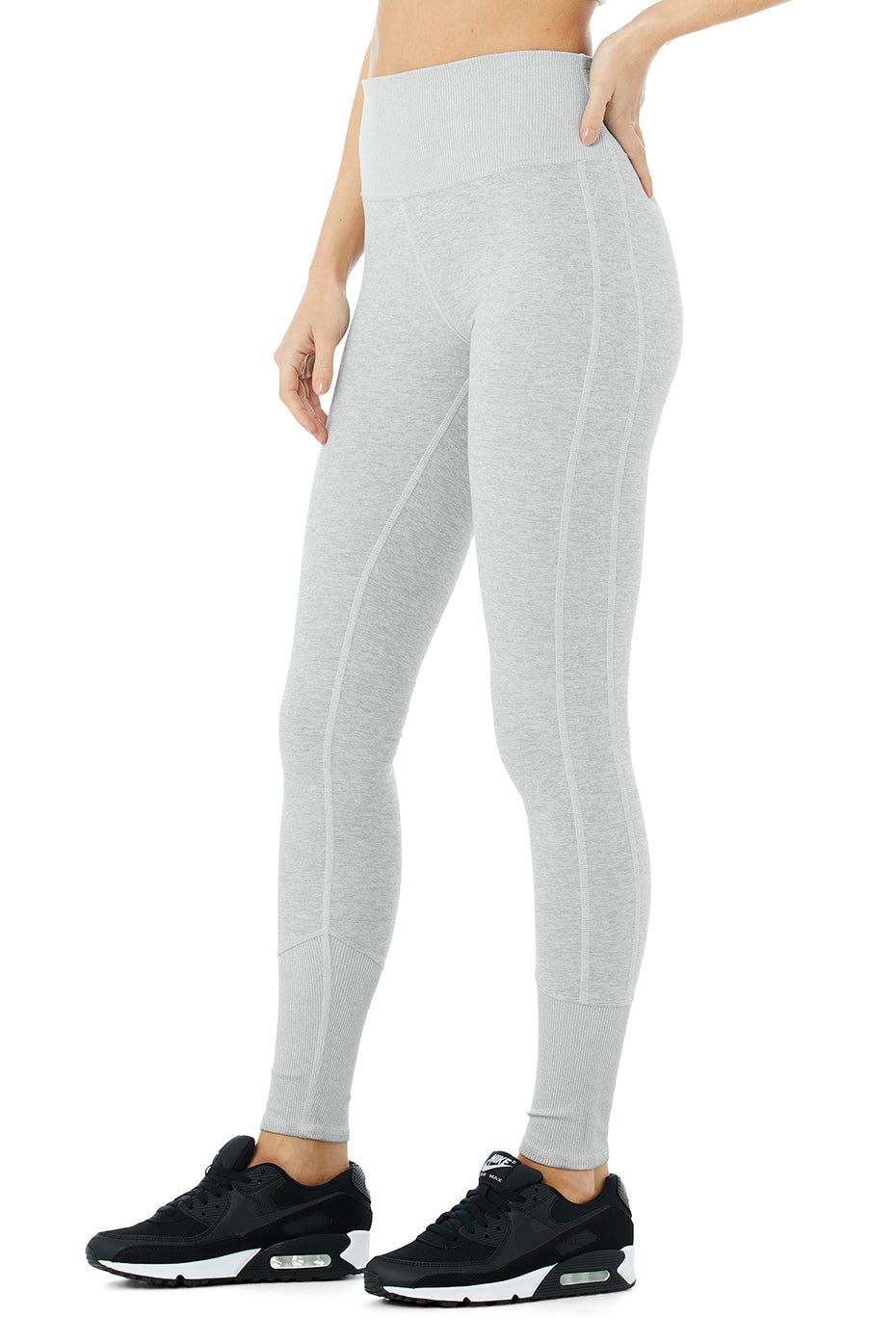 High-Waist Alosoft Lounge Legging - Zinc Heather sold by Alo Yoga product image thumbnail 3