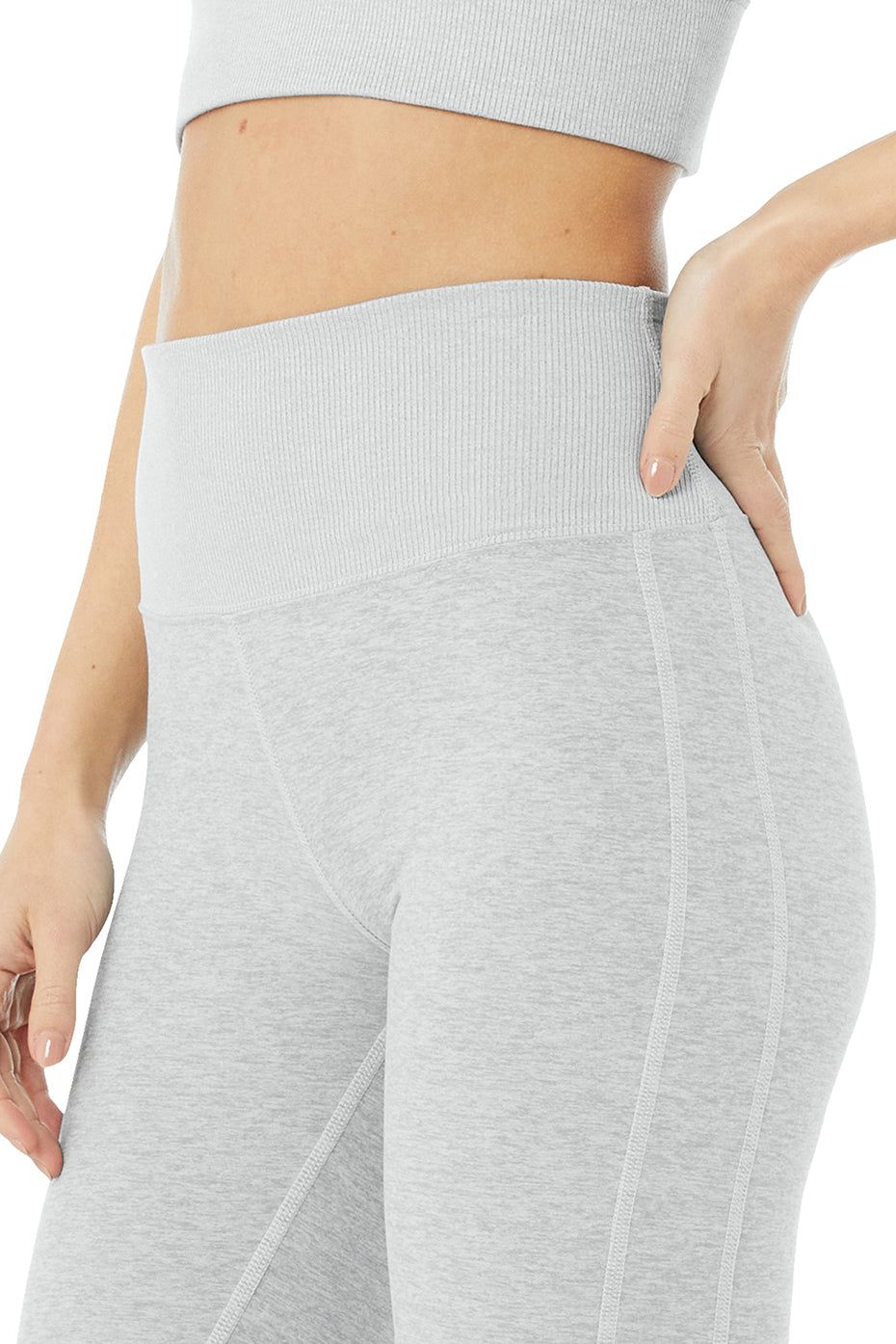 High-Waist Alosoft Lounge Legging - Zinc Heather sold by Alo Yoga product image thumbnail 4