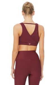 Togetherness Bra - Black Cherry sold by Alo Yoga