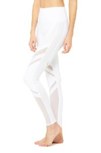 High-Waist Epic Legging - White sold by Alo Yoga