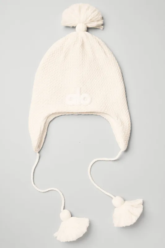Cable Knit Beanie - Ivory | Parallel