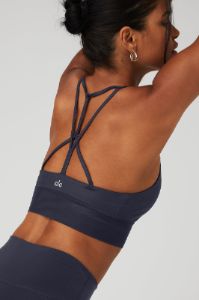 Lavish Bra - True Navy sold by Alo Yoga