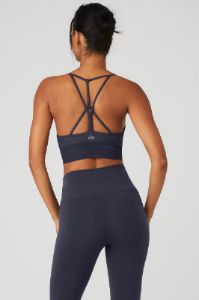 Lavish Bra - True Navy sold by Alo Yoga