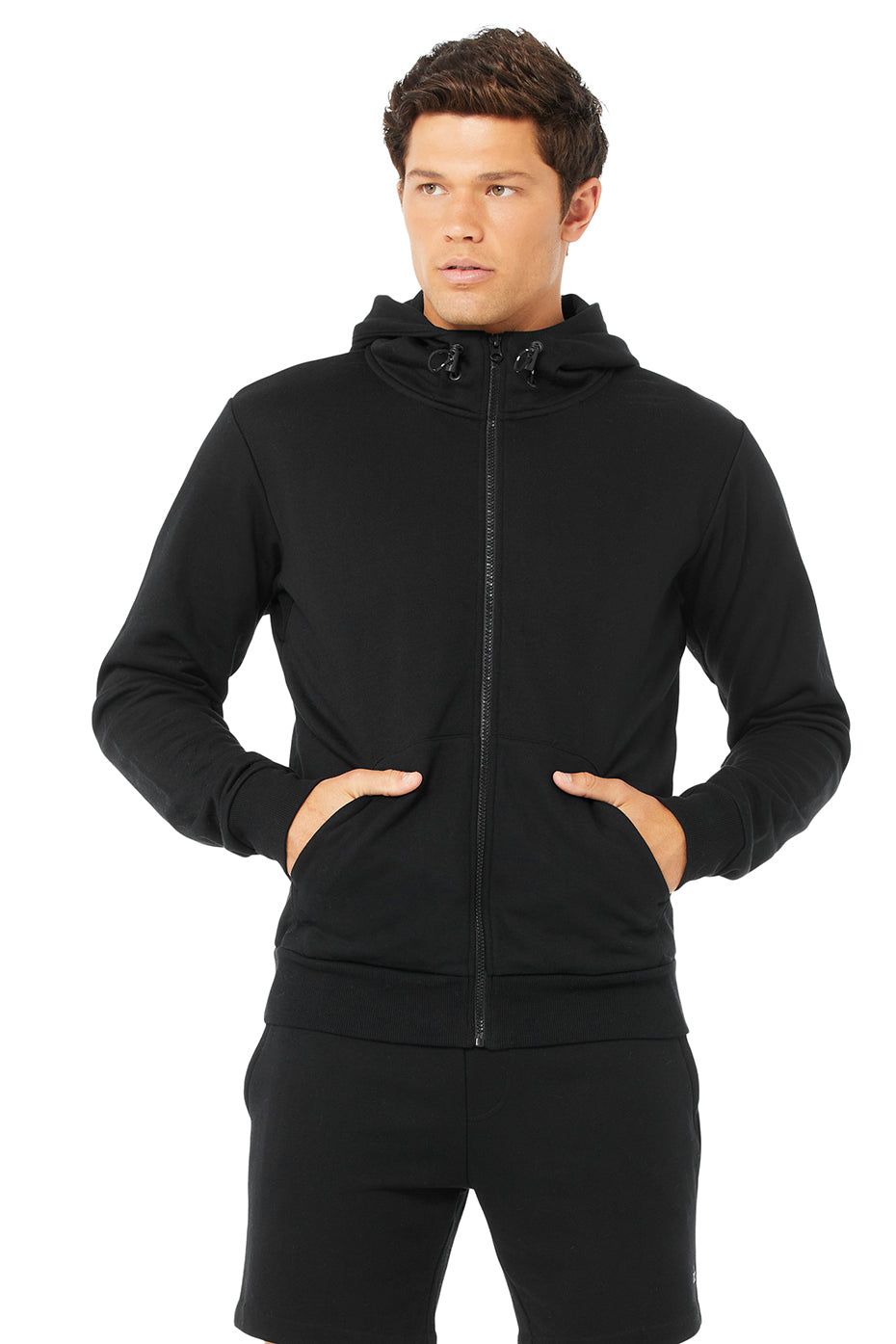 Central Hoodie - Black sold by Alo Yoga