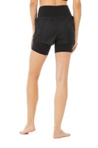 High-Waist Circuit Short - Black sold by Alo Yoga