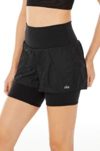 High-Waist Circuit Short - Black sold by Alo Yoga
