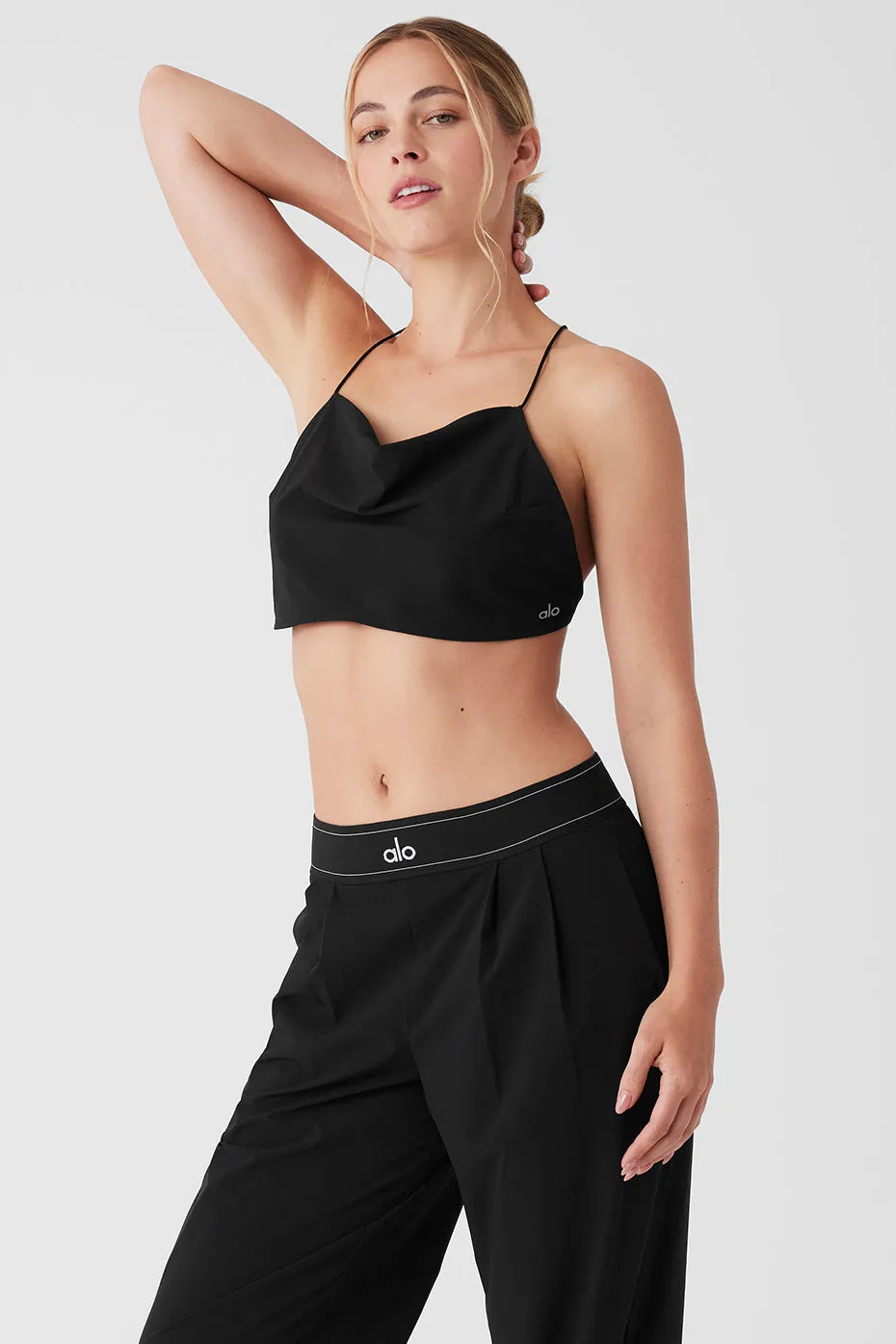Cropped Megastar Tank - Black sold by Alo Yoga product image thumbnail 3