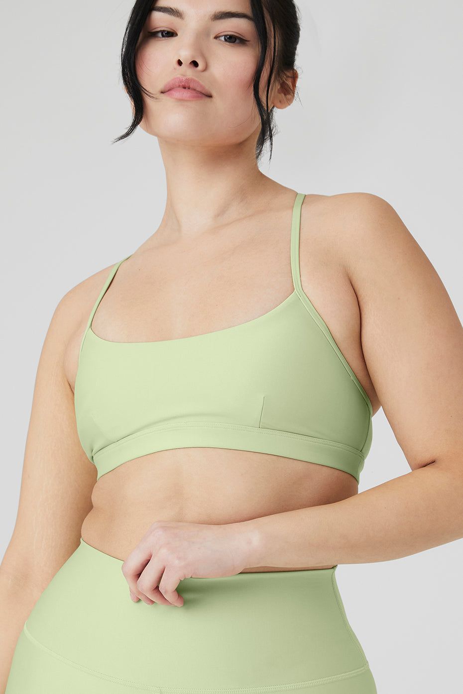 Airlift Intrigue Bra & 7/8 High-Waist Airlift Legging Set - Iced Green Tea sold by Alo Yoga product image thumbnail 8