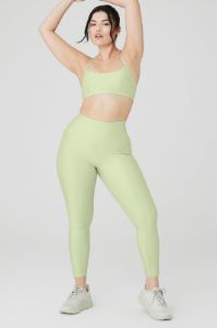Airlift Intrigue Bra & 7/8 High-Waist Airlift Legging Set - Iced Green Tea sold by Alo Yoga