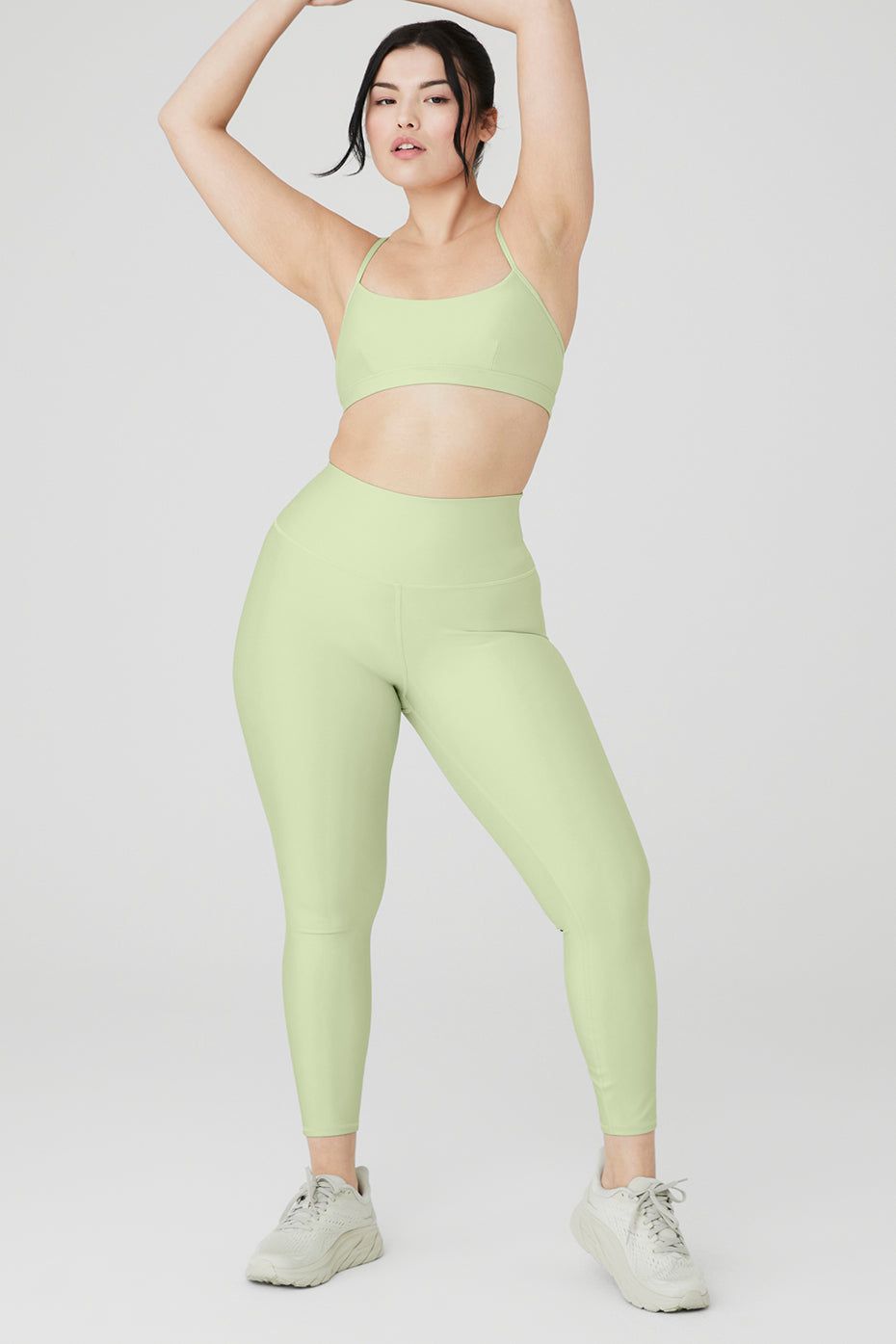 Airlift Intrigue Bra & 7/8 High-Waist Airlift Legging Set - Iced Green Tea sold by Alo Yoga product image thumbnail 5