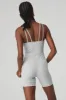 Alosoft Suns Out Onesie - Athletic Heather Grey sold by Alo Yoga