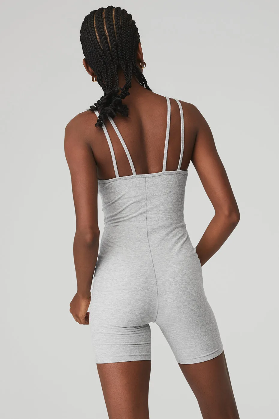 Alosoft Suns Out Onesie - Athletic Heather Grey sold by Alo Yoga product image thumbnail 2