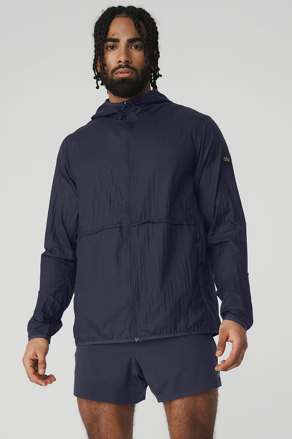 Repeat Running Jacket - True Navy sold by Alo Yoga product image thumbnail 3