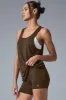 Everyday Modal Rib Tank - Espresso sold by Alo Yoga