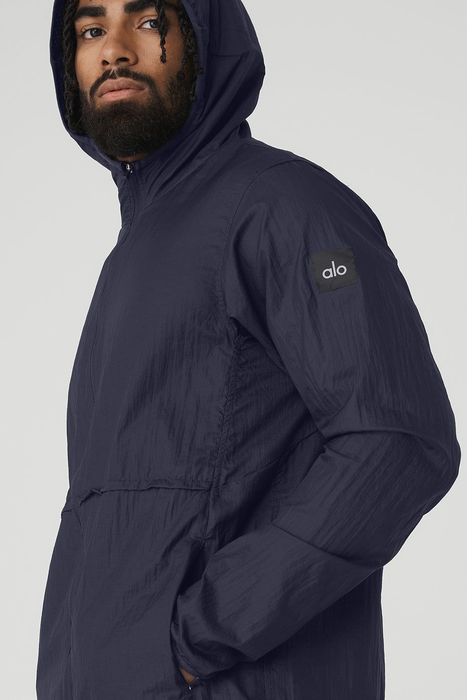 Repeat Running Jacket - True Navy sold by Alo Yoga product image thumbnail 4