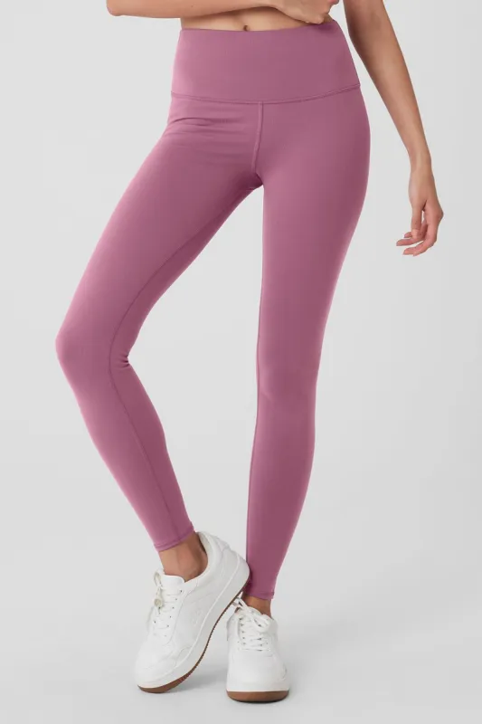 High-Waist Airbrush Legging - Soft Mulberry sold by Alo Yoga