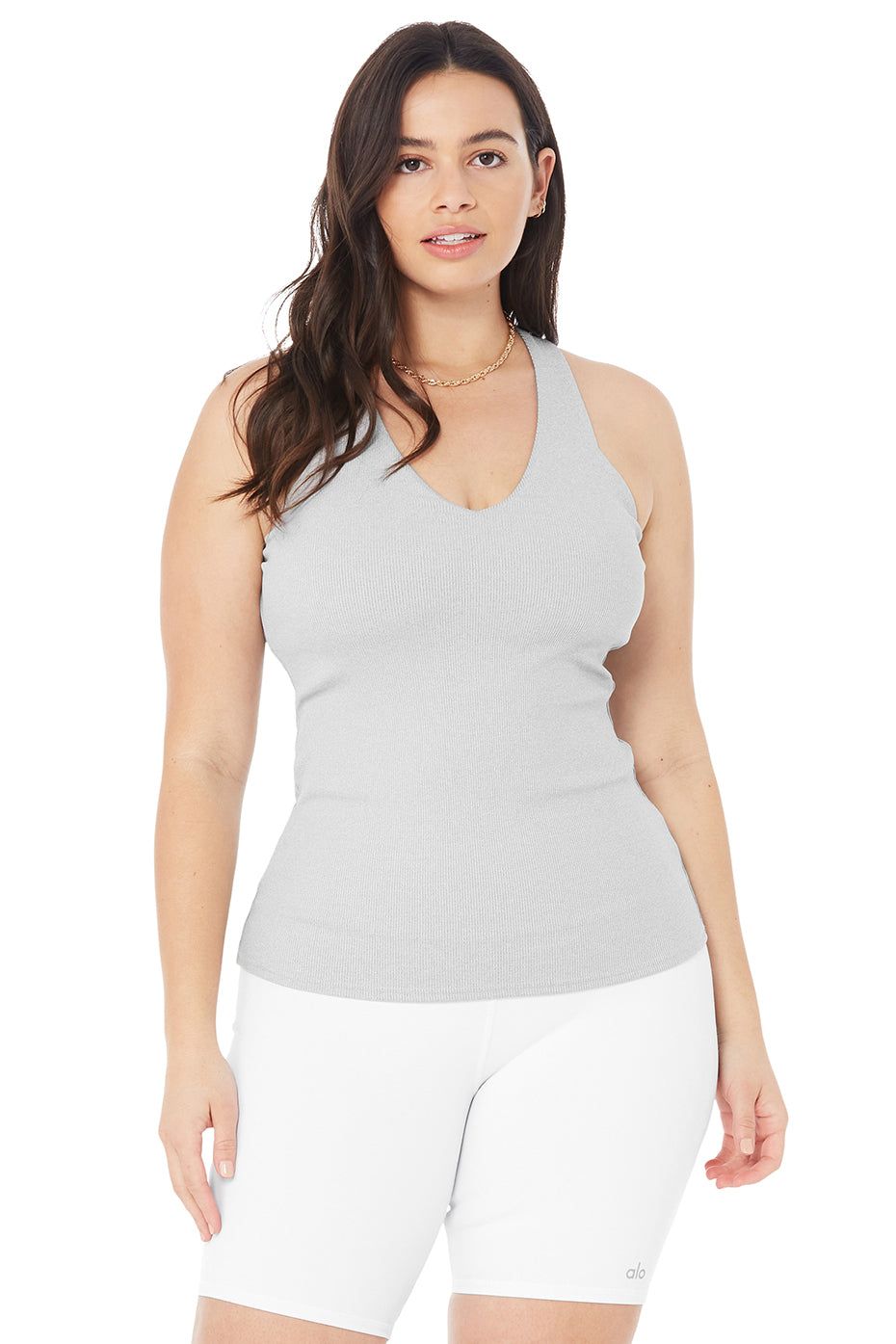 Elevate Tank - Athletic Heather Grey sold by Alo Yoga product image thumbnail 7