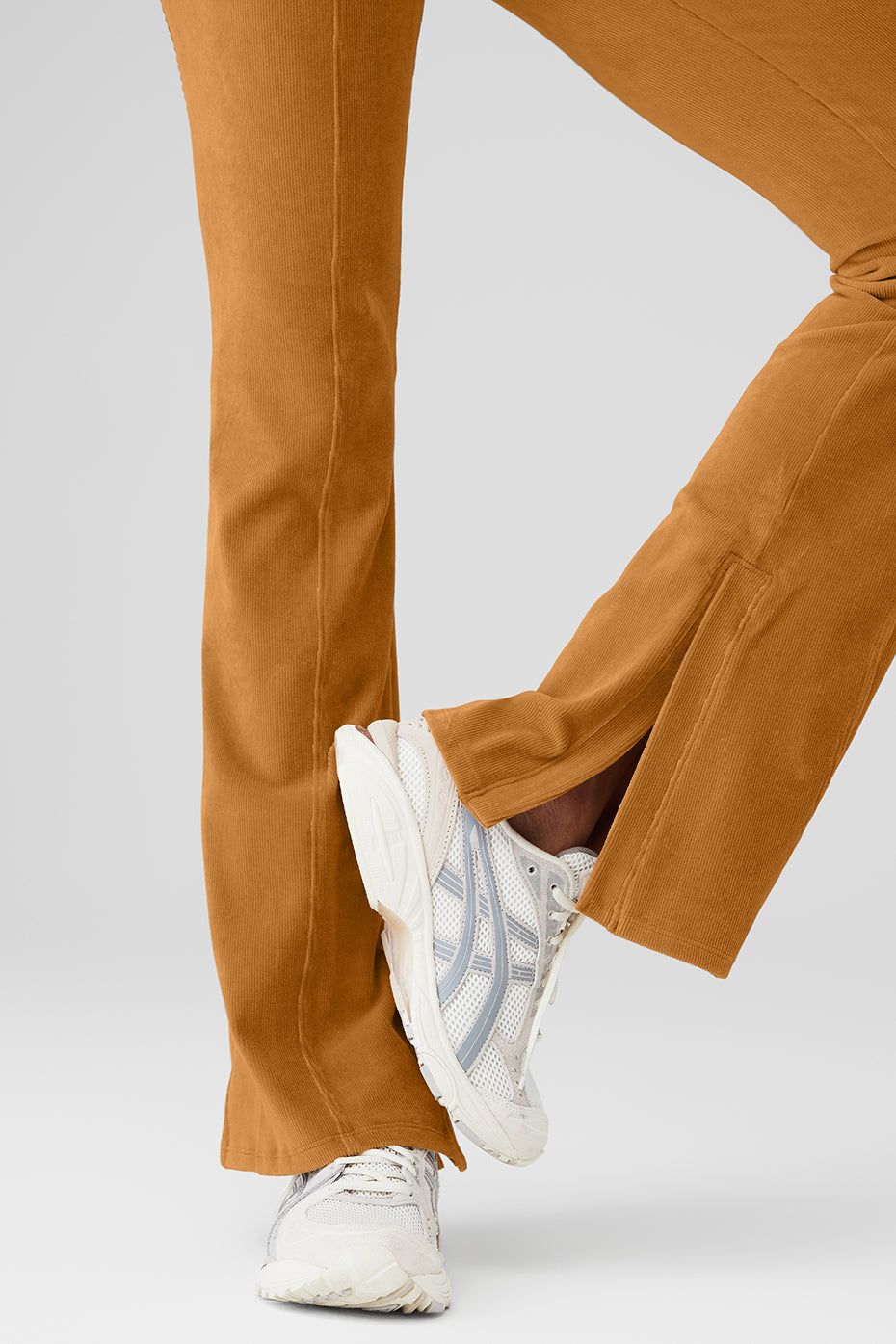 Micro Corduroy High-Waist Winter Break Flare Pant - Toffee sold by Alo Yoga product image thumbnail 4