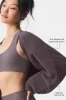 Denim Knit Shawl - Raisinette/Black sold by Alo Yoga