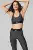 Airlift Suit Up Bra - Anthracite/Black sold by Alo Yoga