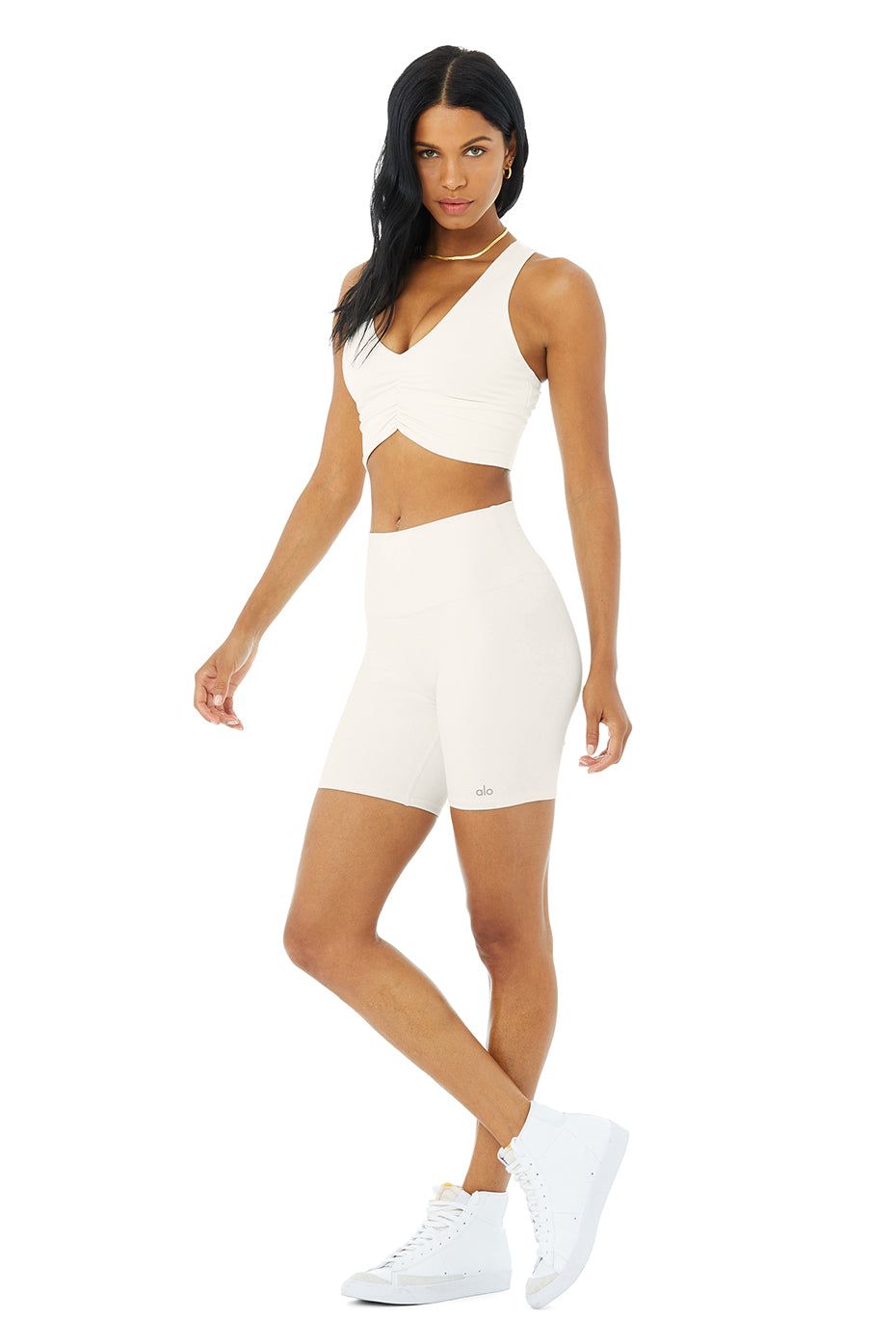 Wild Thing Bra & 7" High-Waist Biker Short Set sold by Alo Yoga product image thumbnail 3