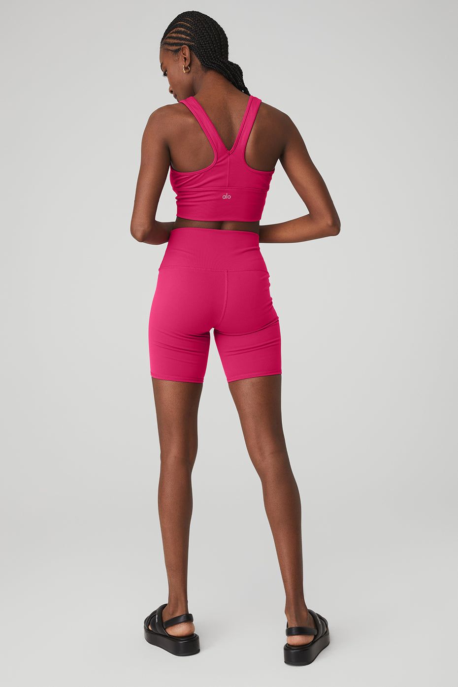 Wild Thing Bra & 7" High-Waist Biker Short Set sold by Alo Yoga product image thumbnail 11