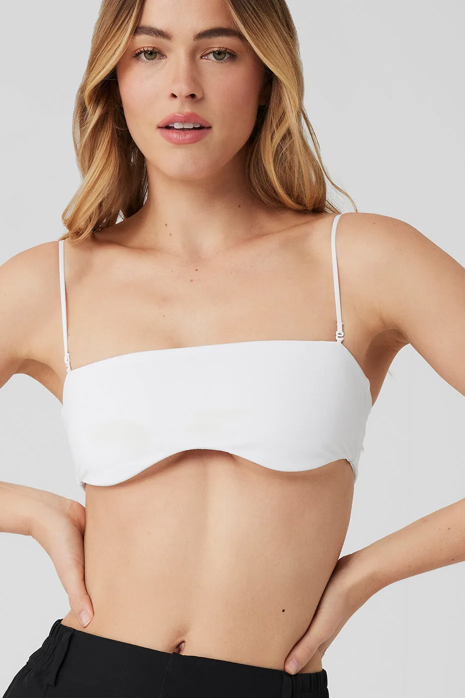 Airbrush Socialite Bandeau - White sold by Alo Yoga product image thumbnail 4