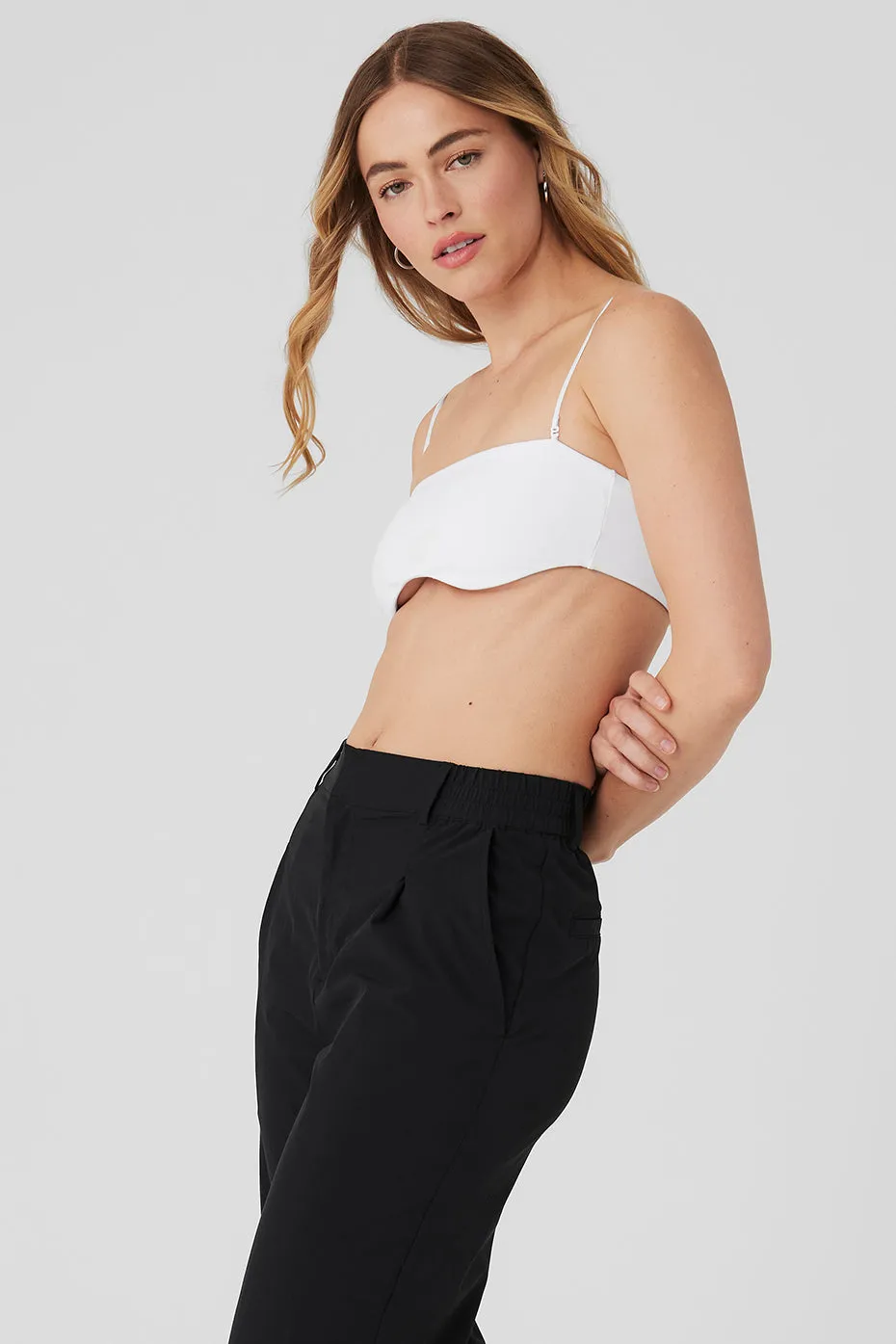 Airbrush Socialite Bandeau - White sold by Alo Yoga product image thumbnail 3