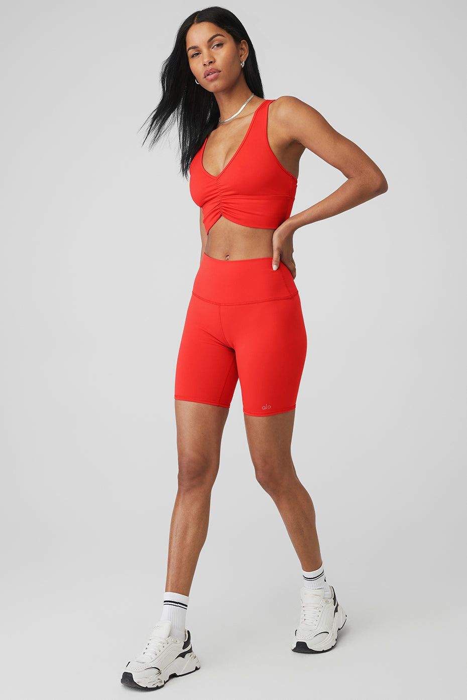 Wild Thing Bra & 7" High-Waist Biker Short Set sold by Alo Yoga product image thumbnail 14