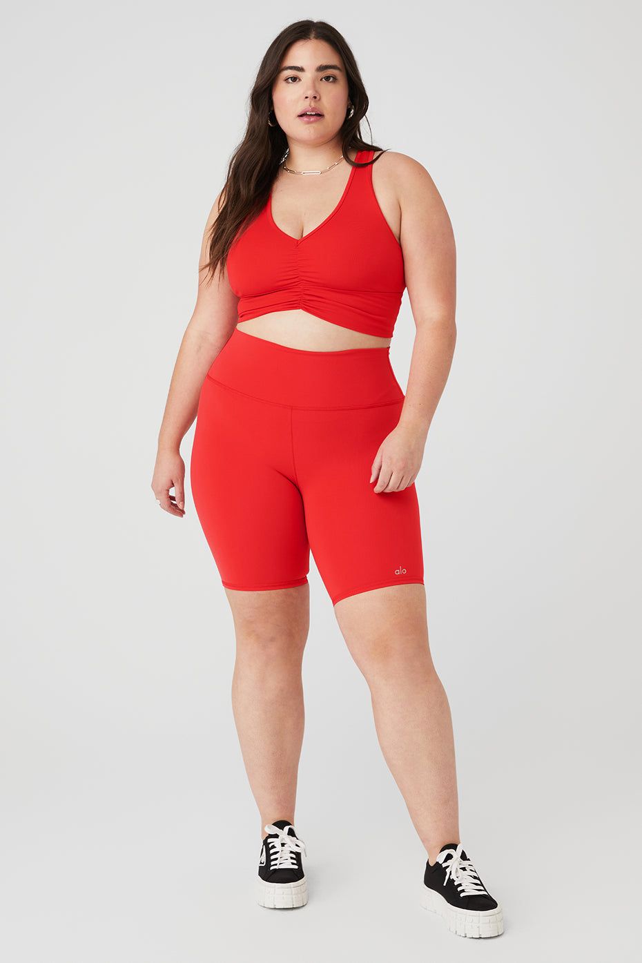 Wild Thing Bra & 7" High-Waist Biker Short Set sold by Alo Yoga product image thumbnail 17