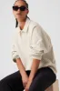 Mixmatch Rugby Sweatshirt - Bone sold by Alo Yoga