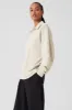 Mixmatch Rugby Sweatshirt - Bone sold by Alo Yoga